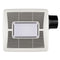 Flex Series 80 CFM Ceiling Room Side Installation Bathroom Exhaust Fan with Light