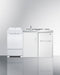 60" Wide All-in-One Kitchenette with Electric Coil Range