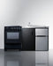 63" Wide All-in-One Kitchenette with Electric Range