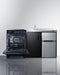 63" Wide All-in-One Kitchenette with Electric Range