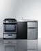 63" Wide All-in-One Kitchenette with Gas Range