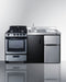 63" Wide All-in-One Kitchenette with Gas Range