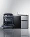 63" Wide All-in-One Kitchenette with Gas Range