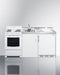 72" Wide All-in-One Kitchenette with Electric Coil Range