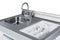 72" Wide All-in-One Kitchenette with Electric Coil Range