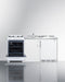 72" Wide All-in-One Kitchenette with Gas Range