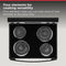 30-inch Electric Range with Bake Assist Temps