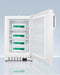 20" Wide Built-In Vaccine All-Freezer, ADA Compliant