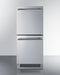 15" Wide 2-Drawer All-Refrigerator, ADA Compliant