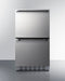 18" Wide 2-Drawer All-Refrigerator, ADA Compliant (Panels Not Included)
