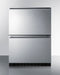 24" Wide 2-Drawer Refrigerator-Freezer (Panels Not Included)