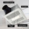 Flex DC™ Series 50-80-110 Selectable CFM <0.3-0.4-0.9 Sones Ventilation Fan Light