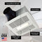 Flex™ Series 80 CFM 0.7 Sones Ventilation Fan Light