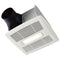 Flex Series 80 CFM Ceiling Room Side Installation Bathroom Exhaust Fan with Light, ENERGY STAR