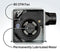 Flex™ Series 80 CFM 0.7 Sones Humidity Sensing Ventilation Fan Light