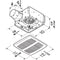 Roomside Series 110 CFM 1.0 Sones Ventilation Fan Energy Star