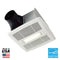 Roomside Series 110 CFM 1.0 Sones Ventilation Fan Light
