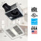 Roomside Series 110 CFM 1.0 Sones Ventilation Fan Light