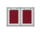 30″ Outdoor Double Access Doors