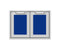 30″ Outdoor Double Access Doors