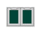 30″ Outdoor Double Access Doors