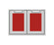 30″ Outdoor Double Access Doors