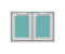 30″ Outdoor Double Access Doors