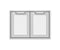 30″ Outdoor Double Access Doors