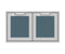 36″ Outdoor Double Access Doors