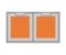 36″ Outdoor Double Access Doors