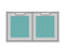 36″ Outdoor Double Access Doors