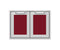 30″ Outdoor Double Storage Doors