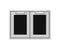 30″ Outdoor Double Storage Doors