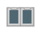 30″ Outdoor Double Storage Doors
