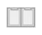 30″ Outdoor Double Storage Doors