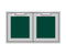 36″ Outdoor Double Storage Doors