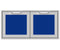 42″ Outdoor Double Storage Doors