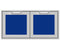 42″ Outdoor Double Storage Doors
