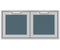 42″ Outdoor Double Storage Doors
