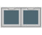 42″ Outdoor Double Storage Doors