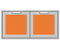 42″ Outdoor Double Storage Doors