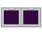 42″ Outdoor Double Storage Doors