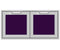 42″ Outdoor Double Storage Doors