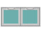 42″ Outdoor Double Storage Doors