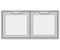 42″ Outdoor Double Storage Doors