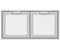 42″ Outdoor Double Storage Doors