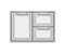 30″ Outdoor Combo Door/Drawer