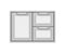 30″ Outdoor Combo Door/Drawer