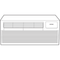 PTAC Heat Pump Unit with Electric Heat Backup 7,000 BTU, 20 amps, 230/208 Volt