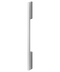 Contemporary Square Fine Aluminum Handle for Integrated Undercounter Wine & Beverage, 60cm